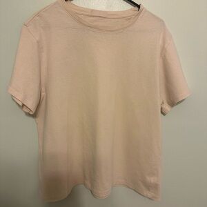 Nuuds Cream Everyday Short Sleeve Tee Crew Neck